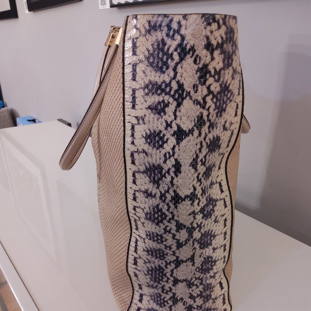 Snakeskin Print Coach Bag - Picture 2 of 16